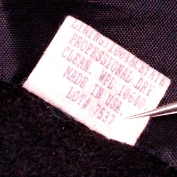 Lady Suzette 18/20 Wool Overcoat Padded Shoulders Raglan Sleeves USA EUC - Picture 9 of 11